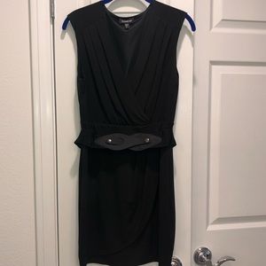 Flattering Little Black Dress with belt